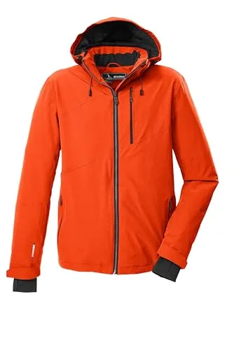 KILLTEC Herren Funktionsjacke KSW 24 MN SKI JCKT - Funktionsjacke für Ski und Outdoor, atmungsaktiv, wasserdicht mit 10.000 mm Wassersäule und nachhaltiger PFAs-freier Imprägnierung.