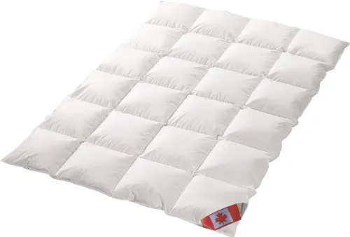Canada Gänsedaunenbettdecke Polaris Premium – Warme Winterdecke - Erlebe höchsten Schlafkomfort mit der Polaris Premium Winterdecke aus 100% canadischer Gänsedaune. Ideal für kalte Nächte, sorgt sie für wohlige Wärme und ein angenehmes Schlafklima. Hergestellt in Deutschland und pflegeleicht.