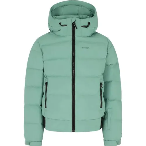 PROTEST Kinder Funktionsjacke PRTELINY JR - Funktionsjacke für Kinder, umweltfreundlich mit PFC-freier Beschichtung, 10.000 mm Wassersäule, ideal für Ski und Snowboard, inklusive Schneefang und praktischen Taschen.