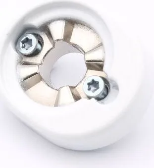 Schüco RC-Befestigungsrosette abschließbar, RAL 9016 weiß 247134 / 247142