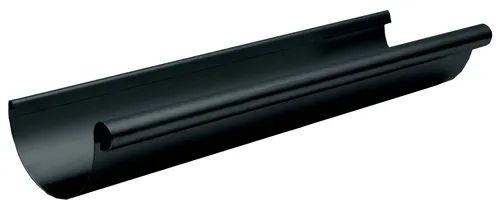 Produktbild Sarei Dachrinne Alu anthrazit, halbrund, NW 100, 2 Meter