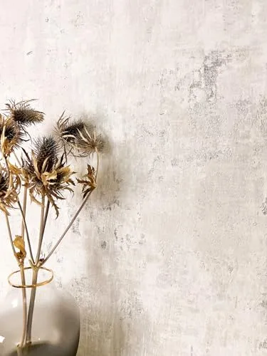 Newroom Vliestapete Tyana Light Grey in weiß von Newroom