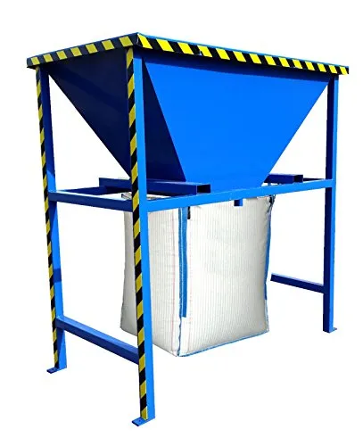 SRM Design Big Bag Trichter Stapler Befüller Station Füllstation Befüll-Trichter 2050 mm x 1980 mm x 980 mm (HxBxT) Tragkraft 1500 KG