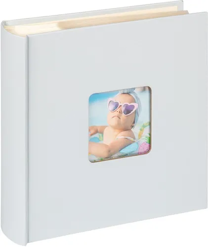 Walther Memo Einsteckalbum Fun 200 Fotos 10x15 cm hellblau