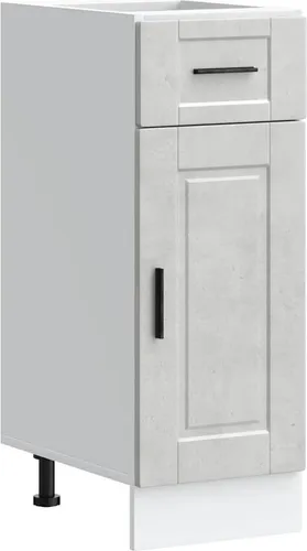 vidaXL Küchenunterschrank Porto in Betongrau von vidaXL