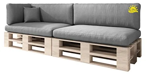 sunnypillow Palettenkissen 6er Set