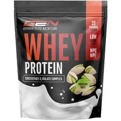 Whey Protein Komplex - Pistazie, 1000g - Sportnahrung mit hohem Proteingehalt (70-90%) aus Whey Protein Konzentrat & Isolat, ideal für Muskelaufbau und schnelle Regeneration nach dem Training.