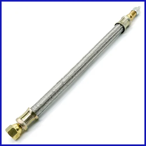 Ventilverlängerung 210mm lang flexibel Metall LKW PKW Auto Reifen Ventil Adapter
