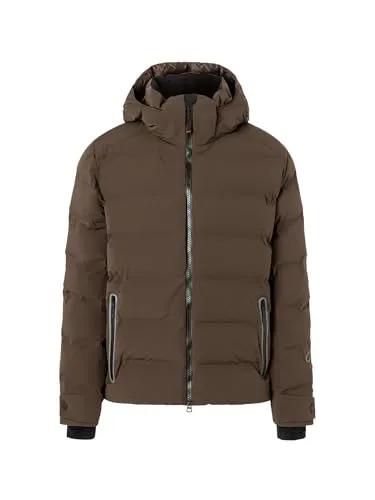 Bogner Fire + Ice Tec-Luka Herren Steppjacke in Espresso, Größe 56 - Elegante Steppjacke mit verstellbarer Kapuze und verschließbaren Seitentaschen. Ergonomische Passform sorgt für Bewegungsfreiheit und Komfort im Alltag.