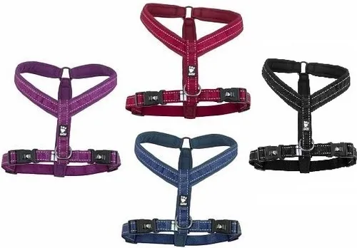 Hurtta Casual Y-Geschirr, Farbe::schwarz, Brustumfang::55cm von Hurtta
