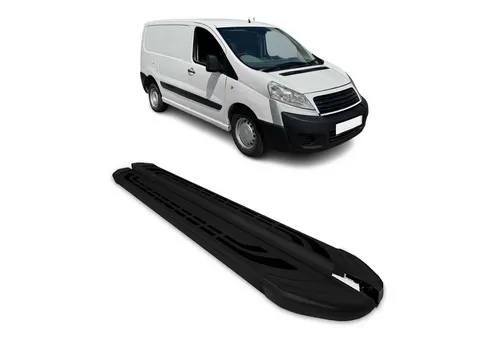 OMAC Kfz-Schmutzfänger Seitenschweller für Fiat Scudo 2004-2016 L1 - 2-teiliges Set aus robustem Aluminium, rutschfest und korrosionsbeständig. Ideal für den Schutz Ihres Fahrzeugs und verbesserte Aerodynamik. Passgenau für Fiat Scudo L1.