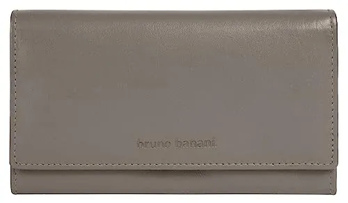 bruno banani große Geldbörse im Querformat - Echt Leder Damen - Geldbörsen für Damen mit RFID-Schutz, 100% echtes Rindleder und perfekter Organisation für Karten und Bargeld. Kompaktes Design, ideal für unterwegs.