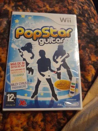 Nintendo Wii Spiel - Popstar Guitar - Neu & Versiegelt - Musik & Tanz Spiel für Nintendo Wii, neu und verschweißt, ideal für Fans von Musikspielen und Guitar Hero-ähnlichen Erlebnissen.