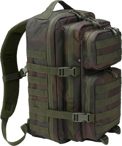 Brandit Rucksack US Cooper Backpack Large - Dark Woodland - Robuster Rucksack aus strapazierfähigem Polyester, ideal für Outdoor-Abenteuer und vielseitige Nutzung.
