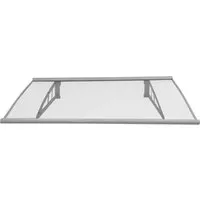 Produktbild TRUTZHOLM Vordach aus Aluminium 115 cm x 100 cm