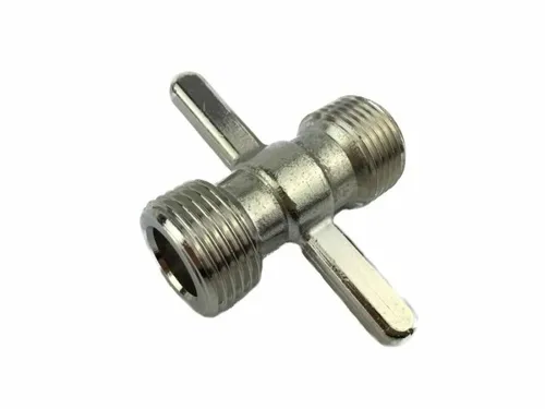 Kellerverbinder Bierleitung Bierschlauch verbinden Doppelnippel Theke Zapfanlage