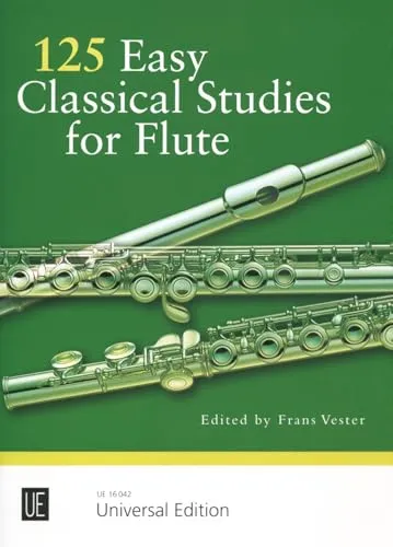 Etudes classiques faciles (125)-Vester - Fl solo
