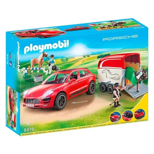 PLAYMOBIL Sports & Action 9376 Porsche Macan GTS mit Lichteffekten, Ab 4 Jahren