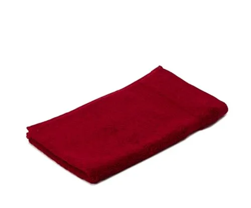 liebling Gästetuch, 100% hochwertige Baumwolle, Serie Miami, 30 x 50 cm, waschbar & trocknergeeignet, Farbe: Bordeaux