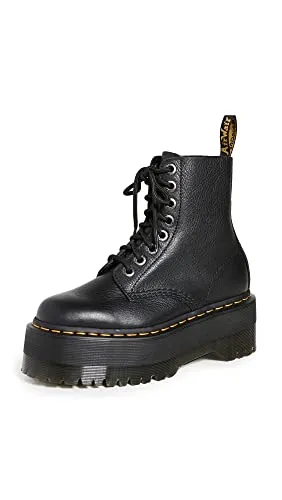 DR MARTENS 1460 Pascal Max Damen Plateau Stiefel - Wanderschuhe mit komfortablem Plateau und robustem Leder, ideal für stilvolle Abenteuer im Freien. Erhältlich in den Größen UK 3 - 8.