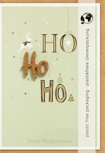Weihnachten - Moments Collection - Unverpackte Glückwunschkarte im Format 11,6 x
