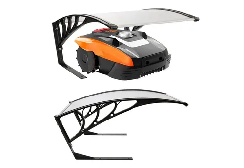 Arebos Mähroboter-Garage in weiß von AREBOS