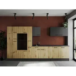 Respekta Küchenleerblock Oliver – Grau & Eiche Artisan - Küchenleerblock Oliver in Grau und Eiche Artisan, aus robustem Metall. Mit 2 praktischen Schubladen, flexibel montierbar und ideal für individuelle Küchenlösungen. Maße: 370 cm.