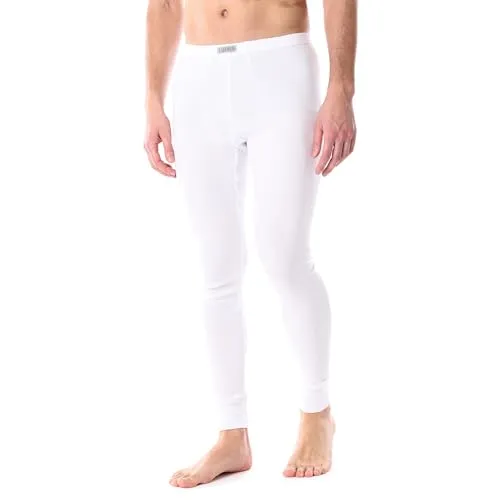 Ladeheid Herren Lange Unterhose LA40-247 (Weiß, XL)