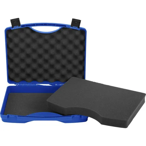 TOOLCRAFT Universal Werkzeugkoffer - Leerer Werkzeugkoffer mit Schaumstoffeinlage - Werkzeugkästen für Heimwerker und Profis; robuster, leichter Koffer aus PP-Material mit Schaumstoffeinlage für optimalen Schutz und Organisation Ihrer Werkzeuge.