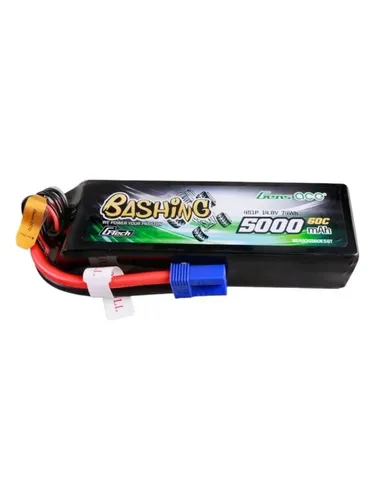 Gens ace Modellbau-Akkupack 14.8 V 5000 mAh Block EC5 - Modellbauzubehör mit hoher Leistung, ideal für RC-Autos, perfekt für Anfänger und tägliches Üben.