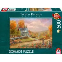 Thomas Kinkade Studios: Herbst in Apple Hill, Puzzle 500 Teile