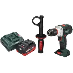 Metabo BS 18 LTX BL I Akku Bohrschrauber 18 V - Akkuschrauber mit 130 Nm Drehmoment, ideal für kraftvolles Bohren und Schrauben, inklusive 1x LiHD 8 Ah Akku und Ladegerät für längere Betriebszeiten.