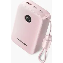Vention Powerbank 20000mAh mit 2 x USB-C und 1 x USB-A – Rosa