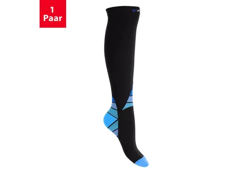 CFLEX Kompressionsstrümpfe Sport Strümpfe Damen/Herren (1/2 Paar) Kompressions Kniestrümpfe