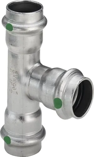 Viega 2318 - Te Sanpress 2318 Durchmesser 18 mm Edelstahl