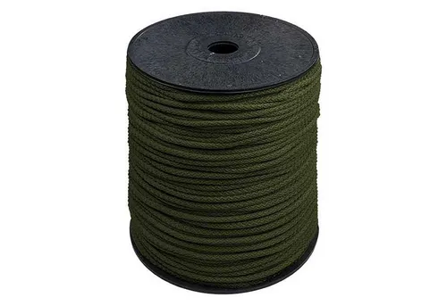 maDDma Seil 200m Polyester-Seil Ø 5,5mm, olivgrün - Vielseitiges 200m Polyester-Seil mit 5,5mm Durchmesser. Ideal für Outdoor-Aktivitäten, Bastelprojekte und mehr. Strapazierfähig, leicht wasserabweisend und in verschiedenen Farben erhältlich.