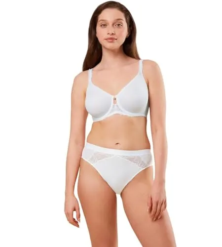 Triumph Damen Wild Azalea Florale W01 Bra, Weiss, 70E - Funktionsunterwäsche mit floralen Details, sorgt für perfekten Halt und hohen Tragekomfort den ganzen Tag.