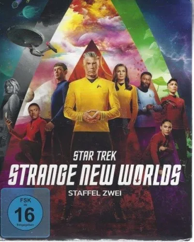 Star Trek: Strange New Worlds - Staffel 2 [4 Blu-rays] - Sci-Fi-Serie, spannende Abenteuer im Universum, freigegeben ab 16 Jahren.