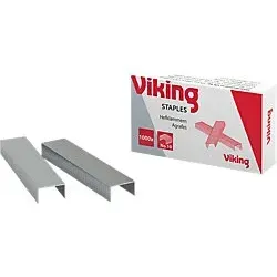 Viking Heftklammern Nr. 10 5619456 Draht Silber 1000 Heftklammern