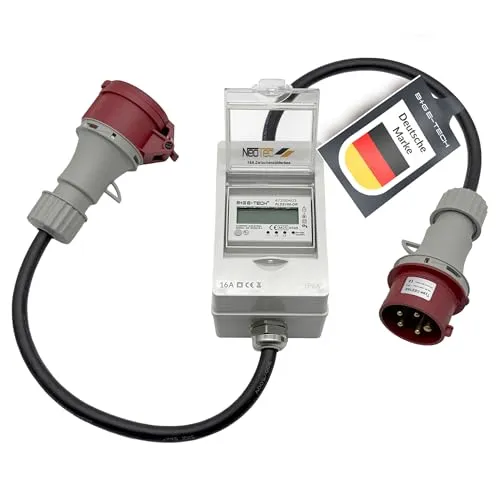 CEE 16A mobile Stromzähler Box für E-Auto und Unternehmen