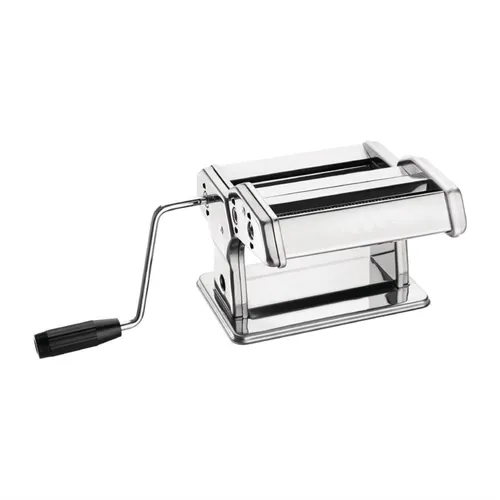 Vogue Pastamaschine 20cm -Edelstahl Nudelmaschine manuell - Hand-Nudelmaschine