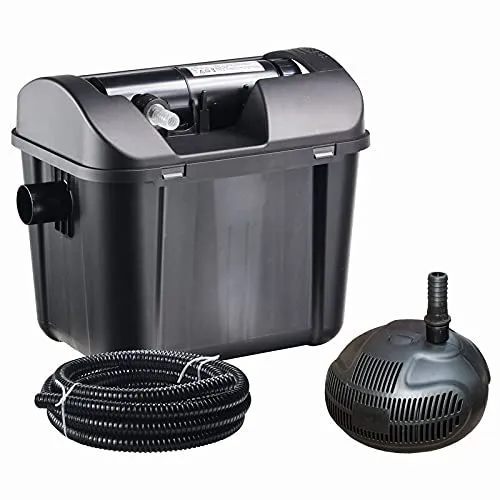 Heissner Druckfilter-Set mit Pumpe P4100 und UVC von Heissner