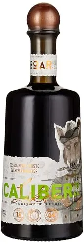 CALIBER 1844 – SCHWARZWALD-GIN-LIKÖR/mit BOAR Gin hergestellt / 18 Beeren und 44 feine Kräuter/Kleine Familienbrennerei