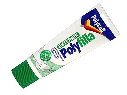 Polycell Wetterfeste Füllrohr 330g Single, Grau, Wasserfest, Paste, Dichtungsmasse