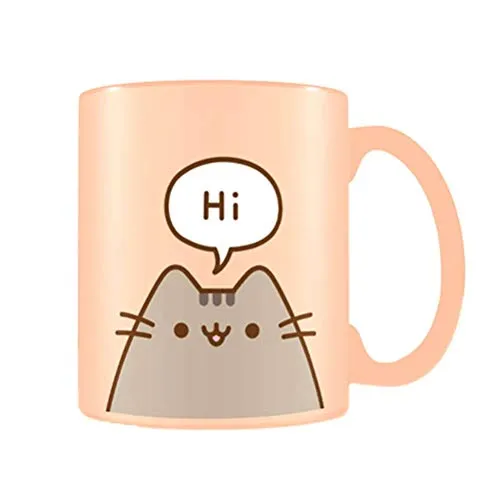 Pusheen 12024A4D37 Kaffeebecher aus Keramik, 315 ml, Mehrfarbig