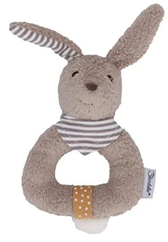 Sterntaler Baby Hase Happy Greifling - Spielzeug für Babys - Braun
