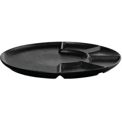 ASA Fondueteller Coppa Kuro, Schwarz, Keramik, Rund in schwarz von ASA