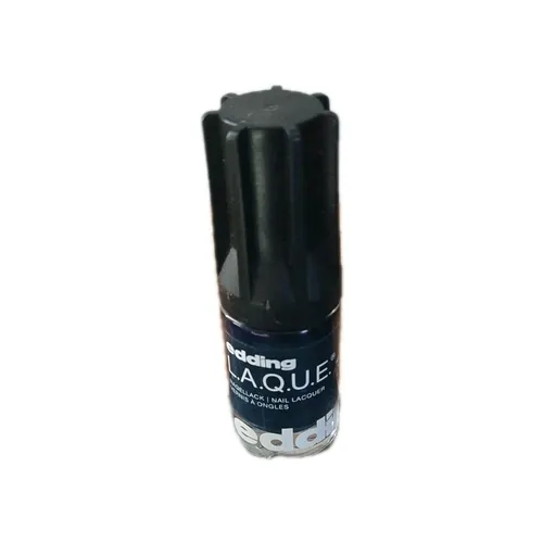 edding LAQUE L.A.Q.U.E. Nagellack 190 MAJOR MIDNIGHT BLUE metallic dunkel 8 ml