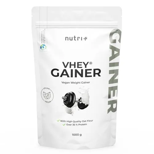 Nutri + Weight Gainer Vegan 1 kg Vanilla Cookie