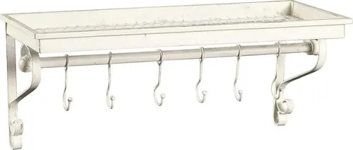 Ambiente Haus Garderobenleiste mit Ablage in weiß von Ambiente Haus